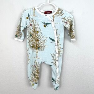 Milkbarn Baby 3-6 Month‎ Footed One Piece Snap Closure Pajamas